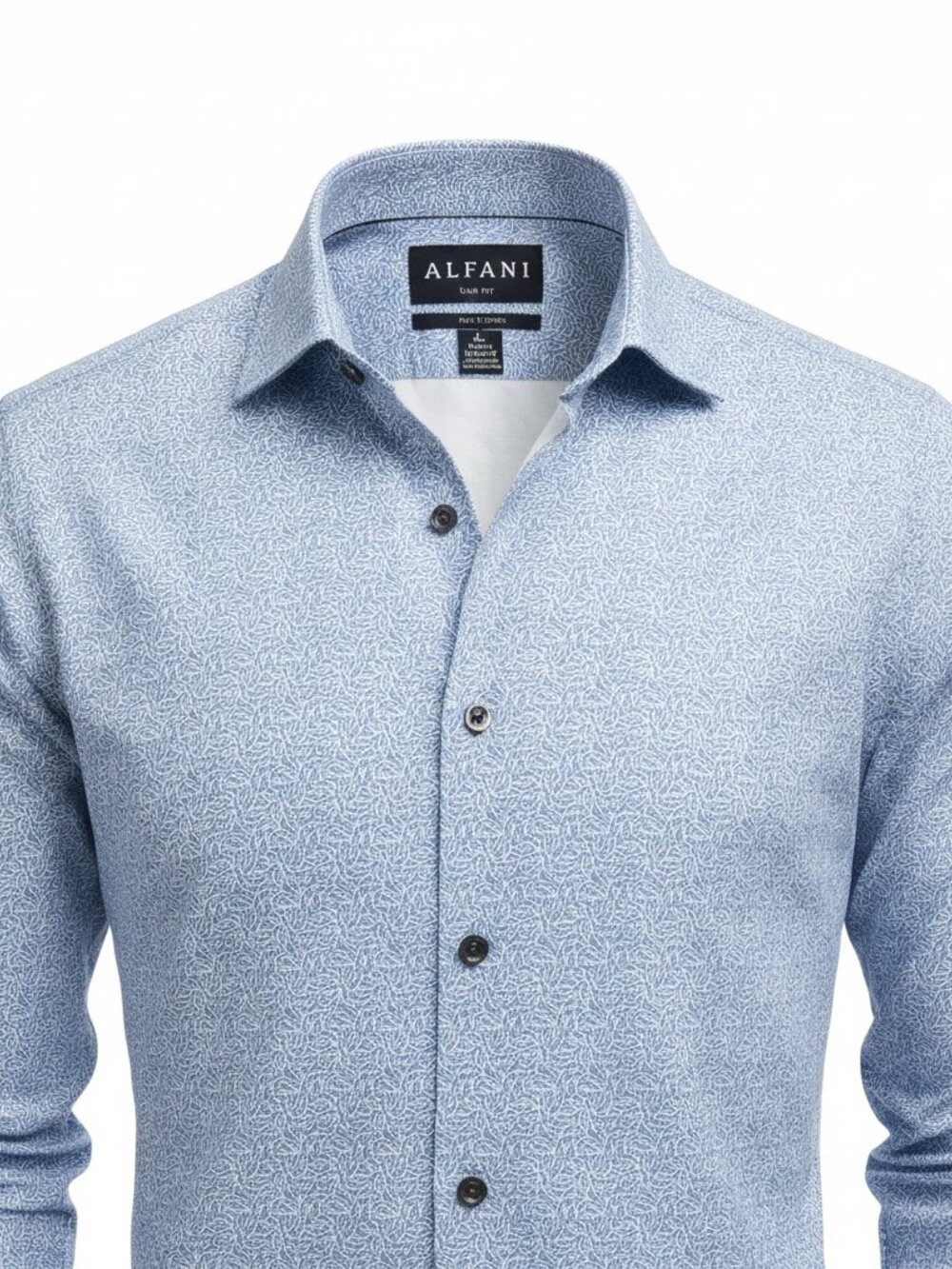 Alfina Light Blue Button Down Shirt - Neck 16-161/2 Sleeve 32/33